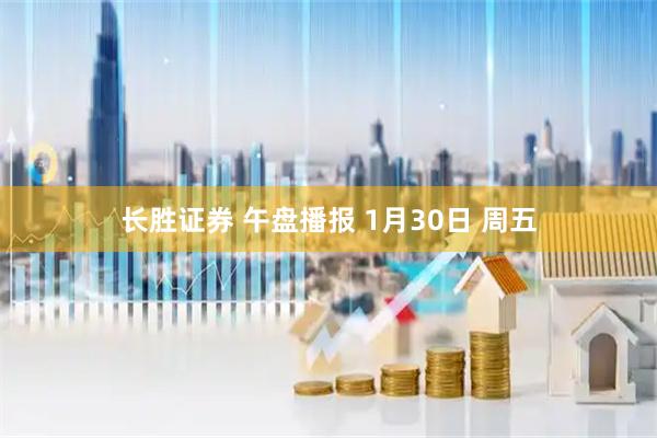 长胜证券 午盘播报 1月30日 周五